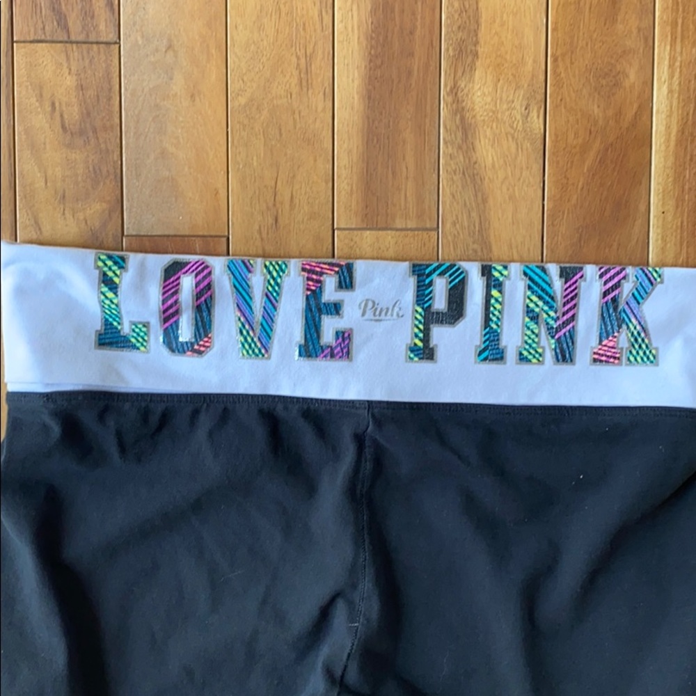 Pink yoga pants